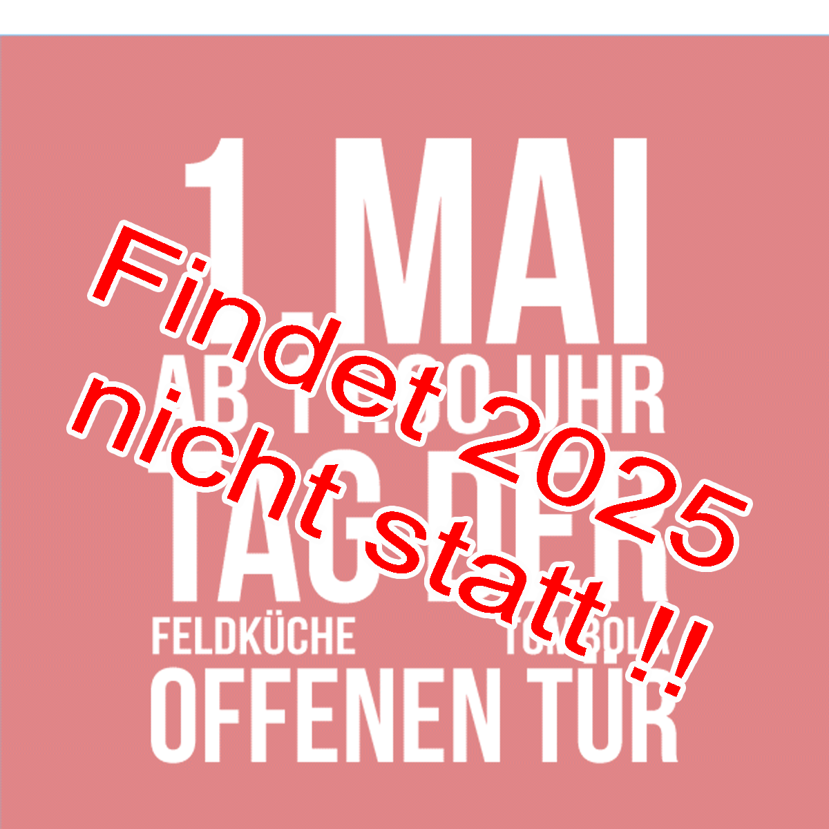 Bild zu Der Tag der offenen Tür findet nicht am 01. Mai 2025 statt.